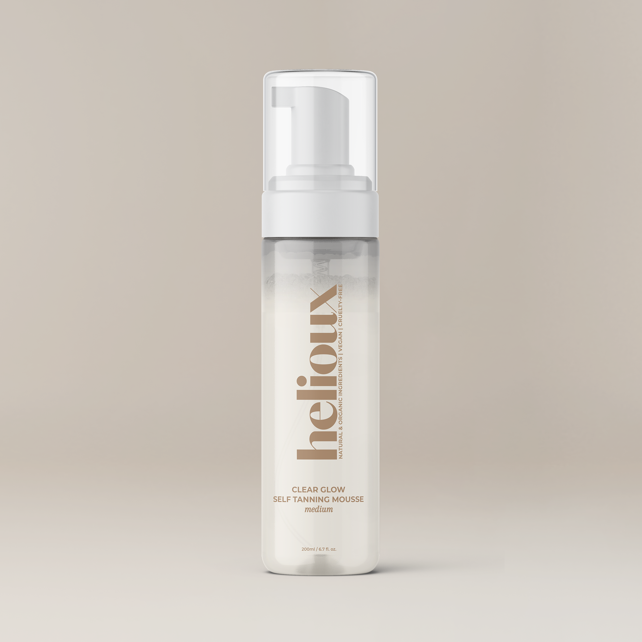 CLEAR GLOW SELF TANNING MOUSSE MEDIUM