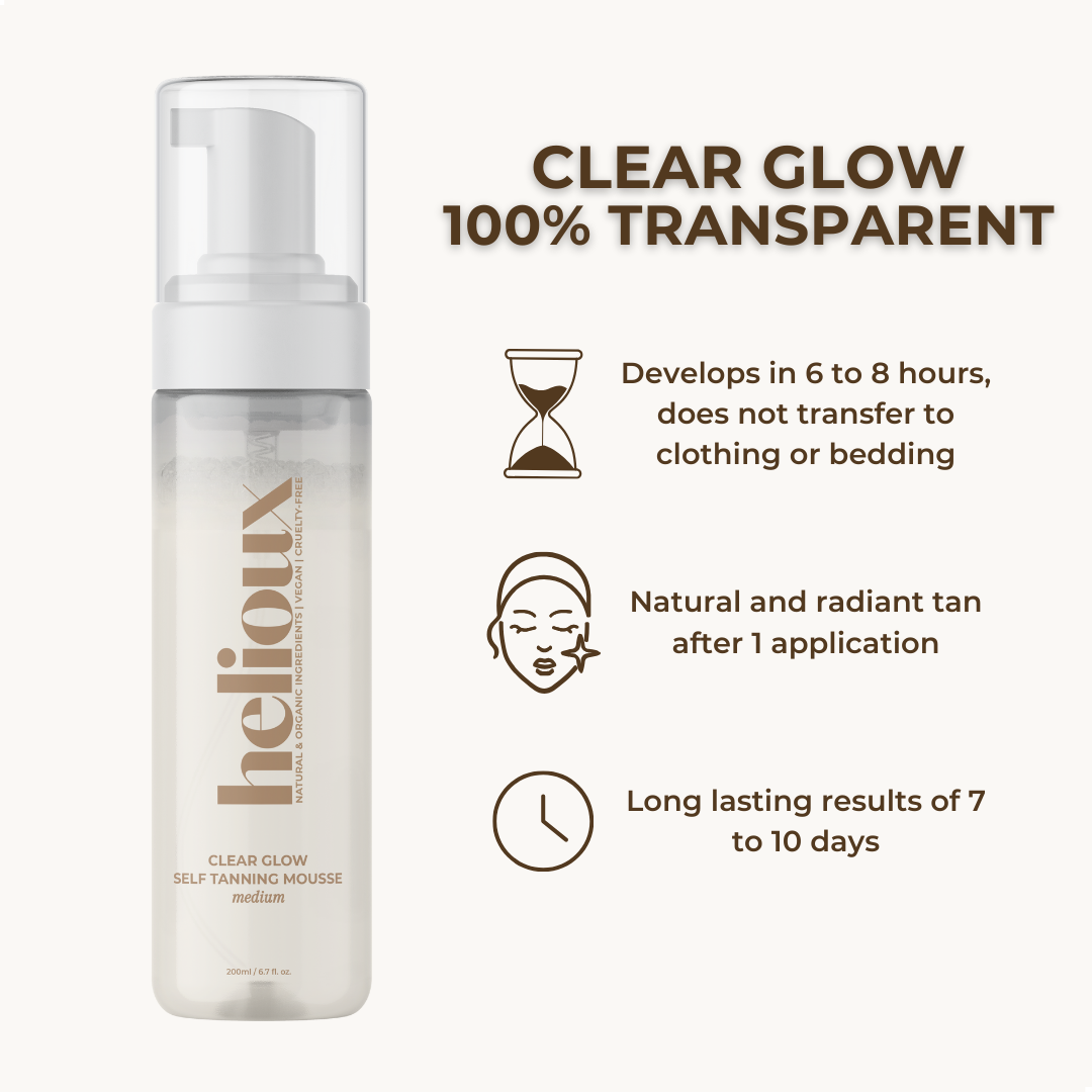 CLEAR GLOW SELF TANNING MOUSSE