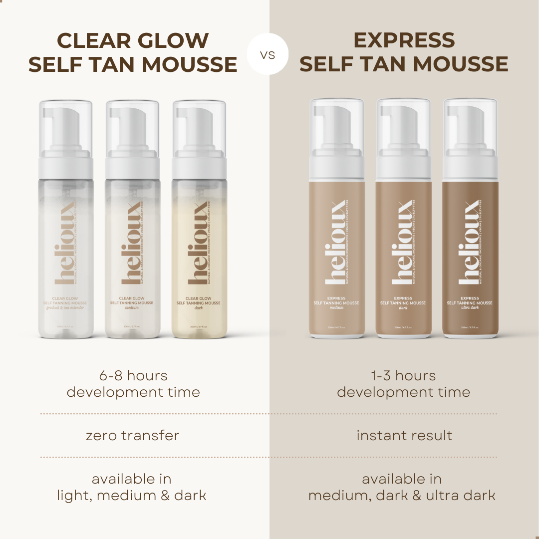 CLEAR GLOW SELF TANNING MOUSSE