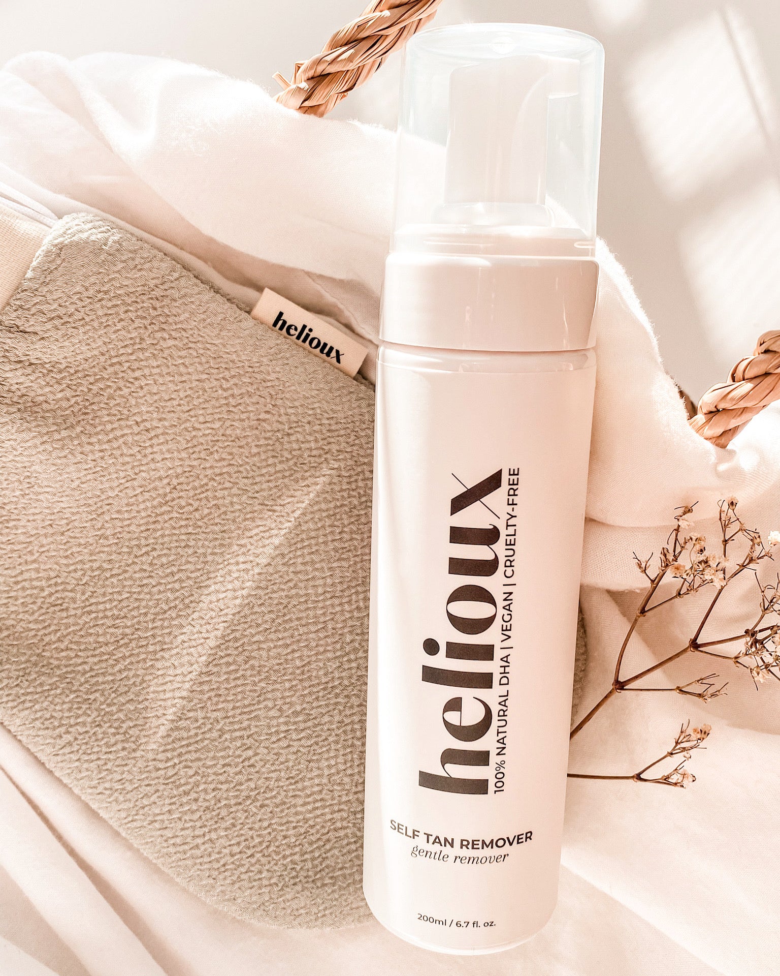 EXFOLIATING GLOVE BEIGE