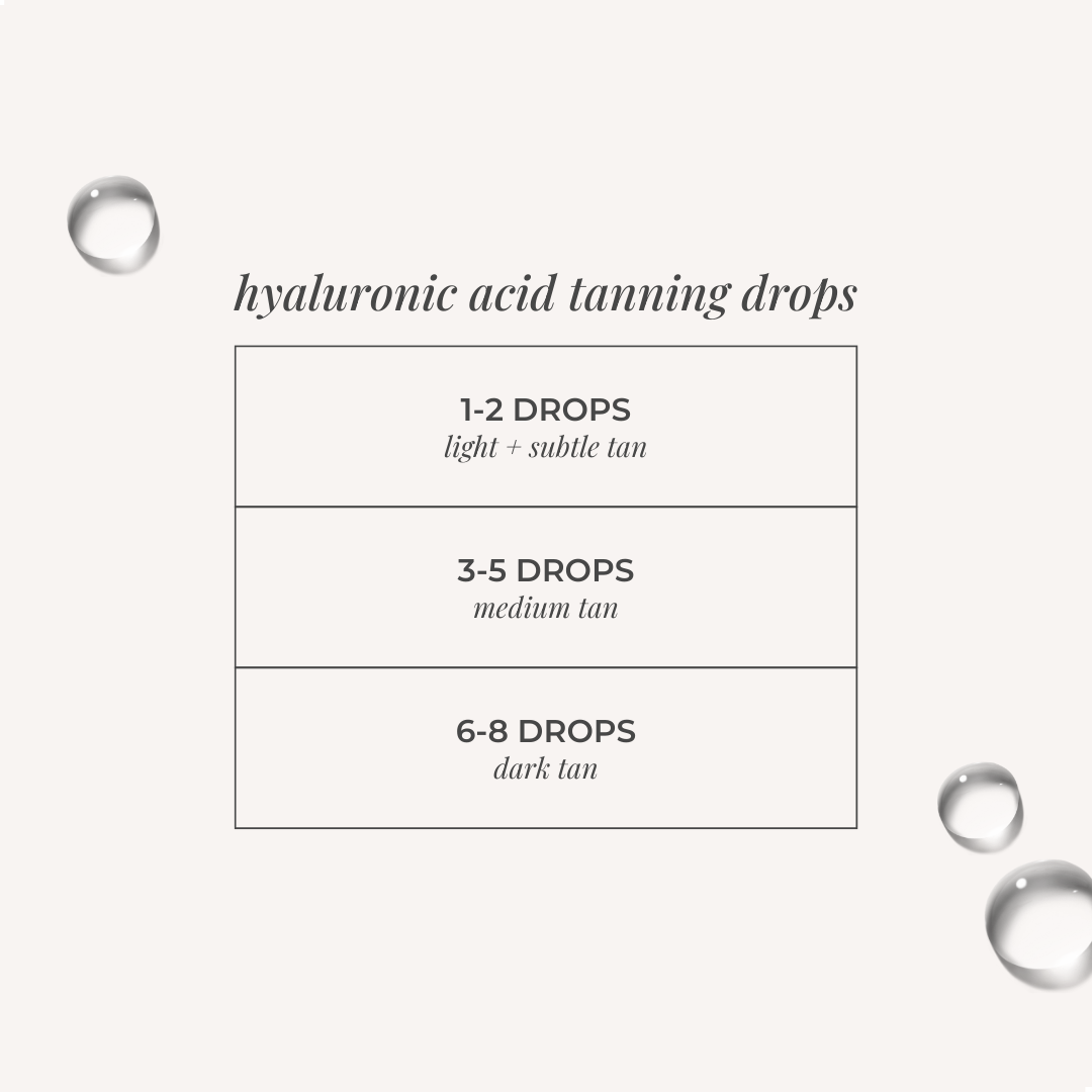 HYALURONIC ACID SELF TANNING DROPS
