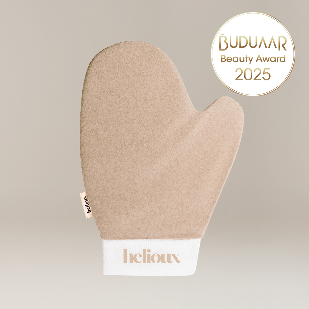 VELVET TANNING MITT