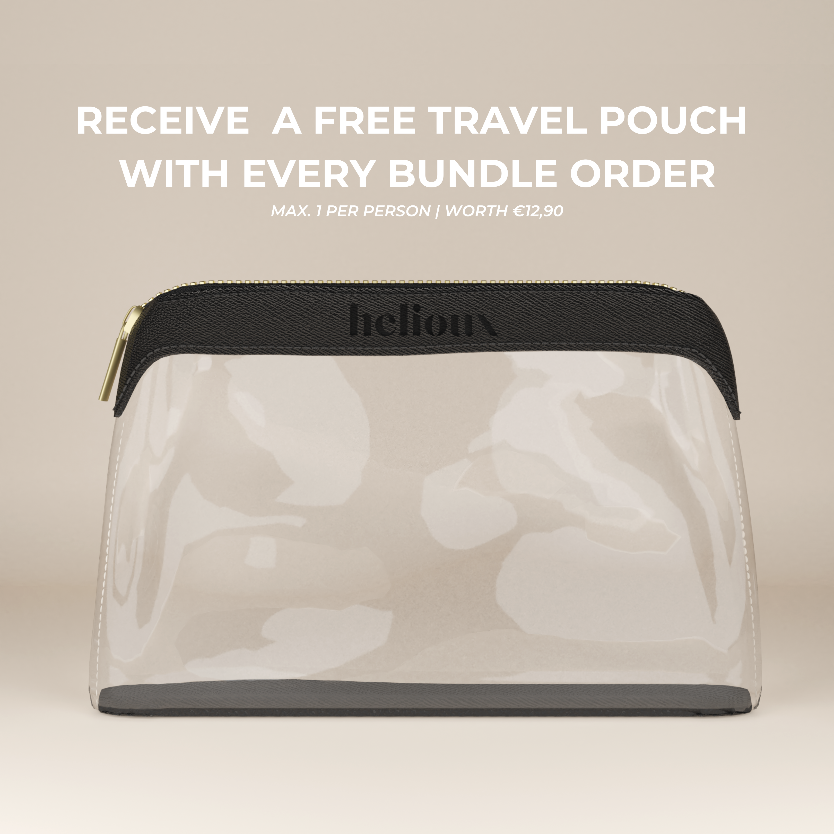 FREE TRAVEL POUCH - ONLY WITH BUNDLES