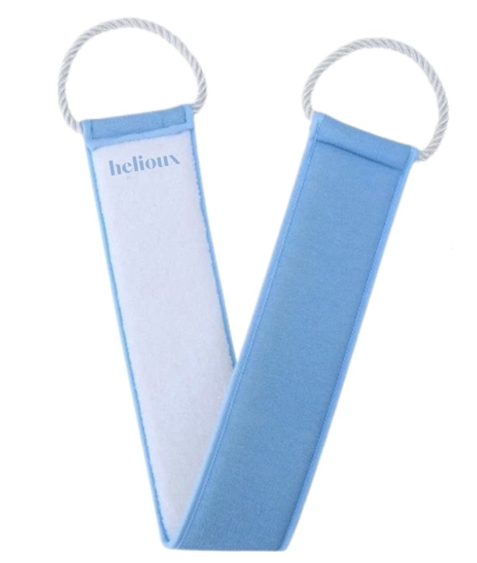 2 IN 1 BACK SCRUBBER BLUE